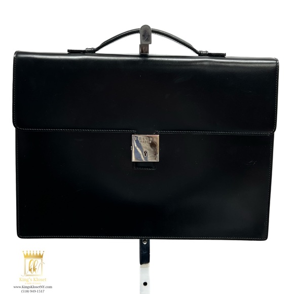 Celine Calfskin Leather Briefcase - Picture 1 of 13